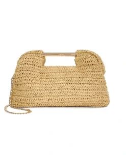 Dune London Elsabeth Clutch in Natural