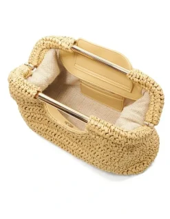 Dune London Elsabeth Clutch in Natural