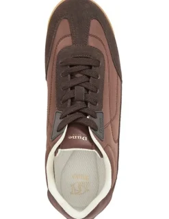 Dune London Emanie Retro Trainer in Brown