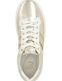 Dune London Emeelia Sneaker In Gold