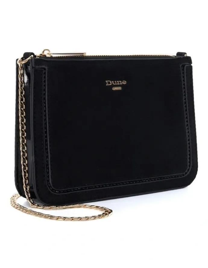 Dune London Emilyo Clutch in Black