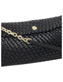 Dune London Encourage Woven Clutch in Black