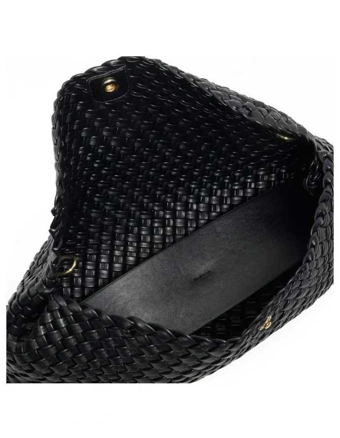 Dune London Encourage Woven Clutch in Black