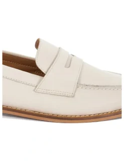 Dune London Ginelli Loafer in Ivory