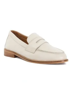 Dune London Ginelli Loafer in Ivory