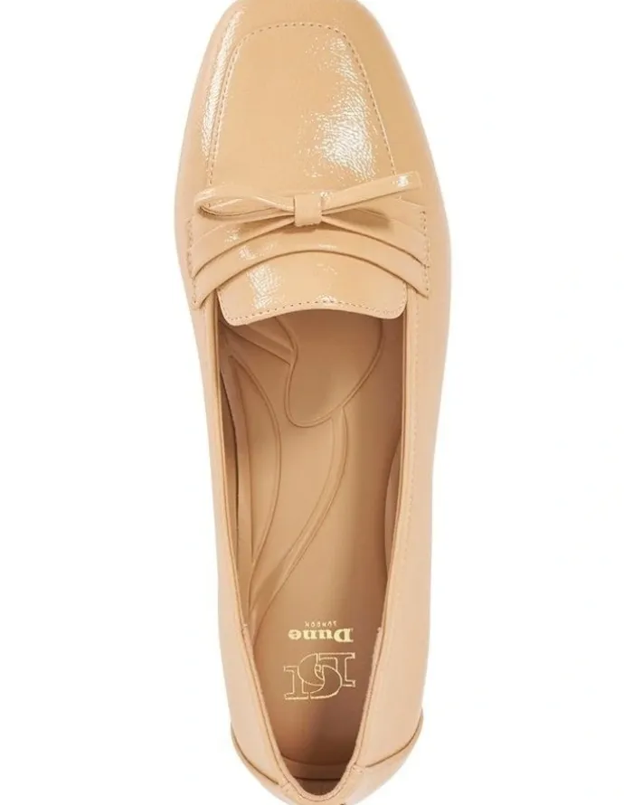 Dune London Gladstone Bow Trim in Camel