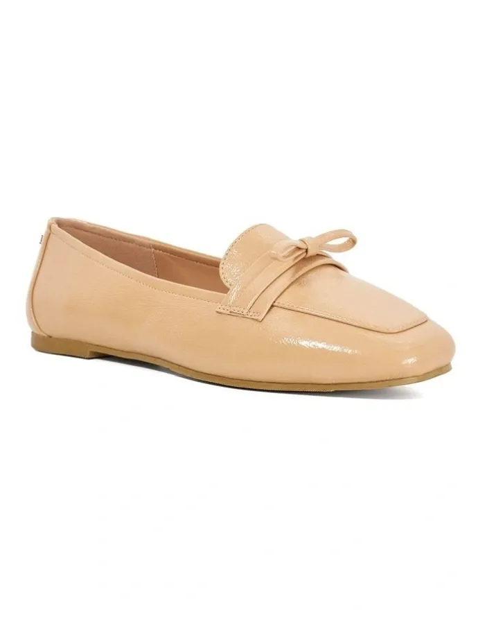 Dune London Gladstone Bow Trim in Camel