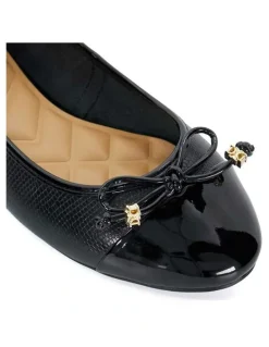 Dune London Hallis Ballet Flat in Black