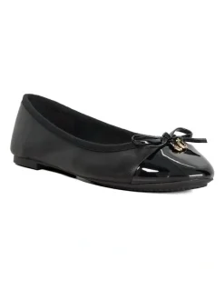Dune London Harpington Ballet Flat in Black