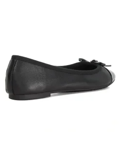 Dune London Harpington Ballet Flat in Black