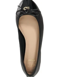 Dune London Harpington Ballet Flat in Black