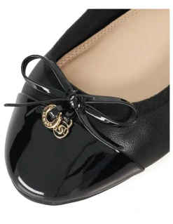 Dune London Harpington Ballet Flat in Black