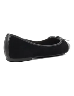Dune London Harpington Ballet Flat in Black