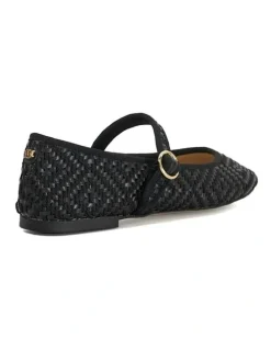 Dune London Holler Mary Jane Ballet in Black
