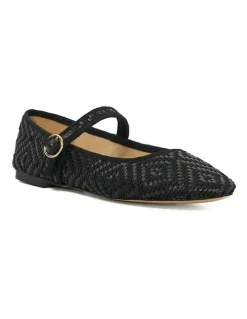 Dune London Holler Mary Jane Ballet in Black
