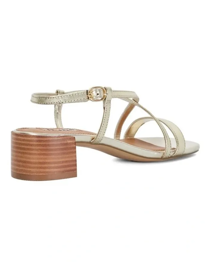 Dune London Jaskelle Sandal in Gold