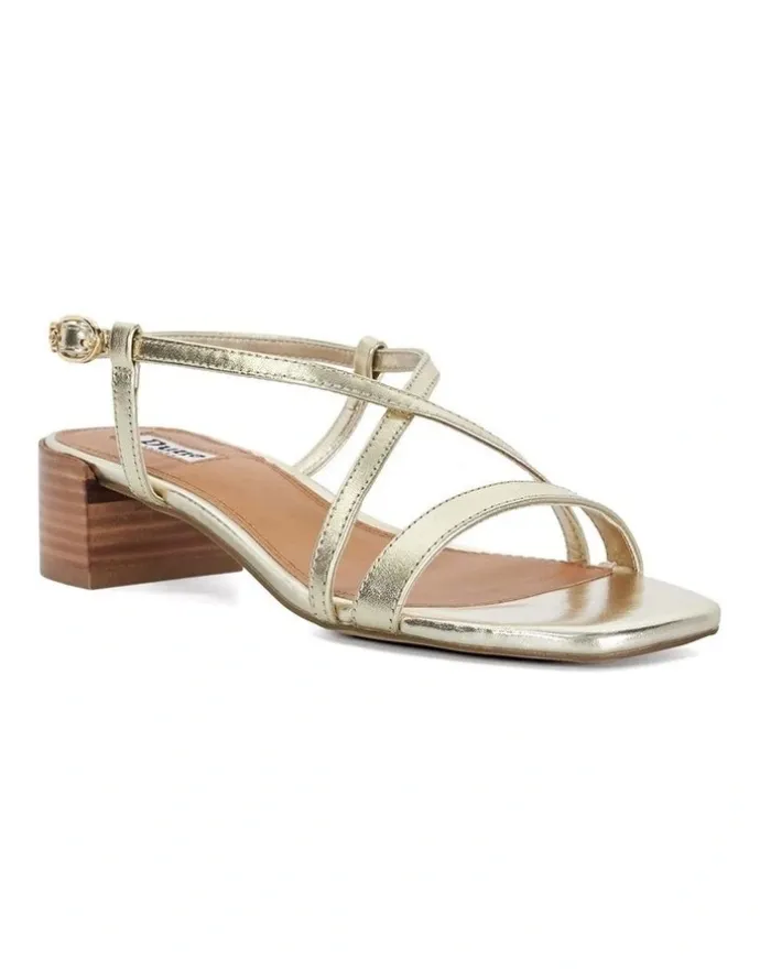 Dune London Jaskelle Sandal in Gold