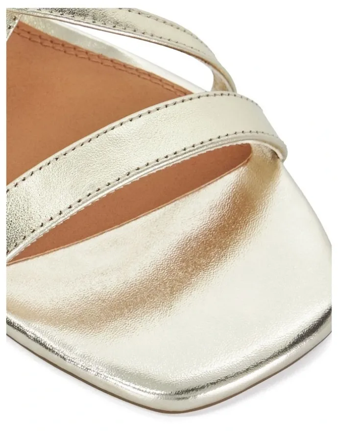Dune London Jaskelle Sandal in Gold