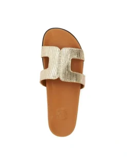 Dune London Loupa Sandal in Gold
