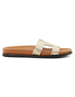 Dune London Loupa Sandal in Gold