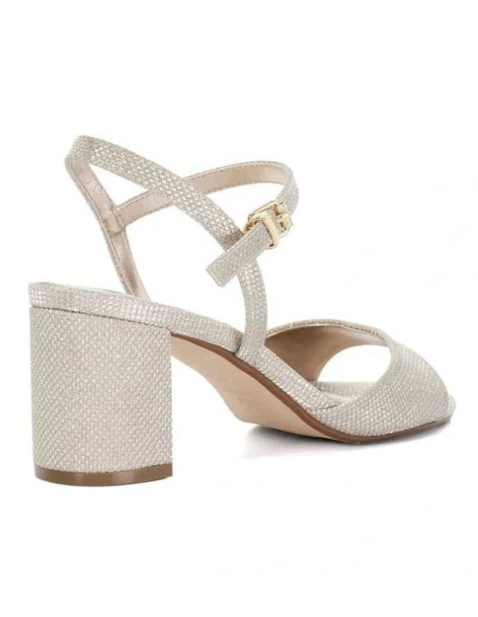 Dune London Maizel Heel In Rose Gold