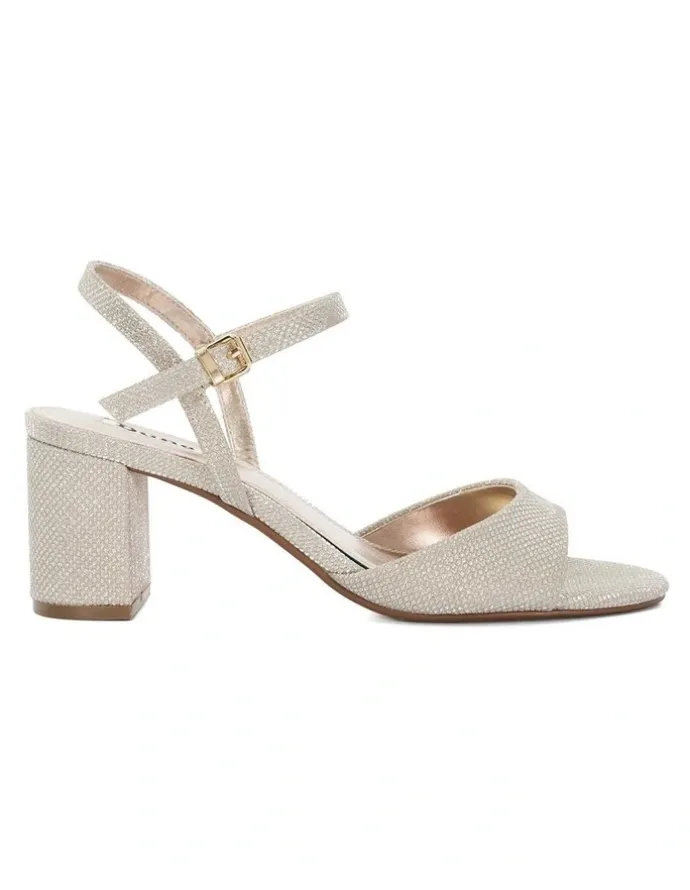 Dune London Maizel Heel In Rose Gold