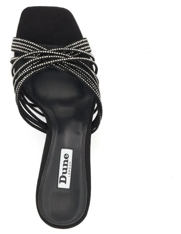 Dune London Marquee Sandal in Black