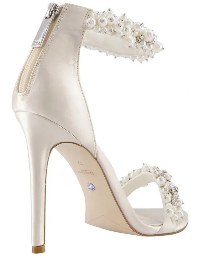 Dune London Marriage Peep-toe Pump in Ivory