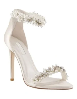 Dune London Marriage Peep-toe Pump in Ivory