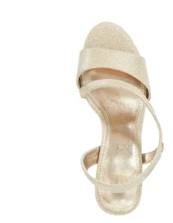 Dune London Mooching Kitten Heel in Gold