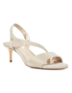 Dune London Mooching Kitten Heel in Gold