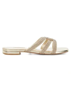 Dune London Naomi Sandal in Gold