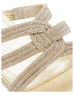 Dune London Naomi Sandal in Gold