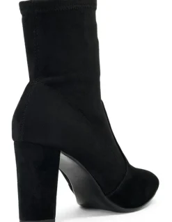 Dune London Optical Suede Boot in Black