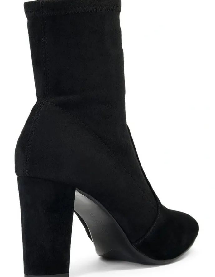 Dune London Optical Suede Boot in Black