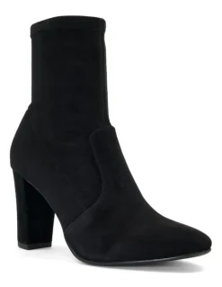 Dune London Optical Suede Boot in Black