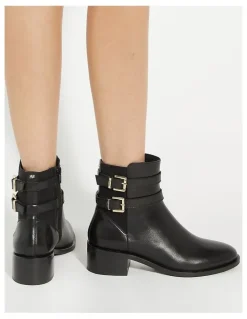 Dune London Patter Ankle Boots in Black