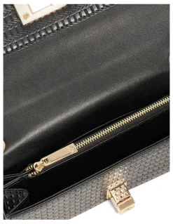 Dune London Serenities Crossbody Clutch in Black