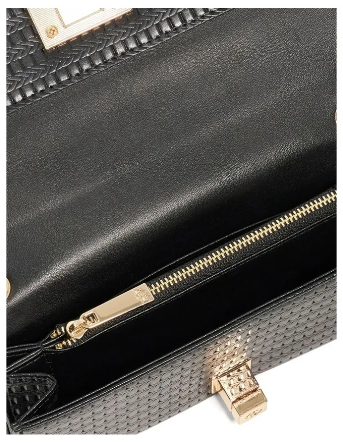 Dune London Serenities Crossbody Clutch in Black