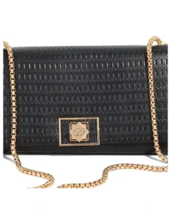 Dune London Serenities Crossbody Clutch in Black