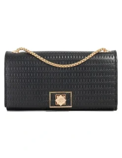 Dune London Serenities Crossbody Clutch in Black