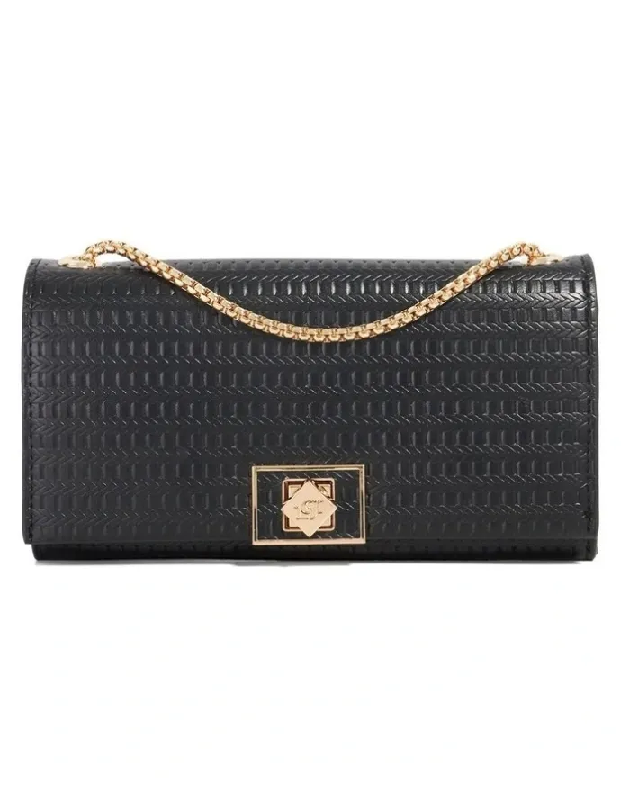Dune London Serenities Crossbody Clutch in Black
