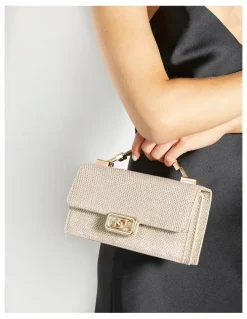 Dune London Skilled Bag In Gold