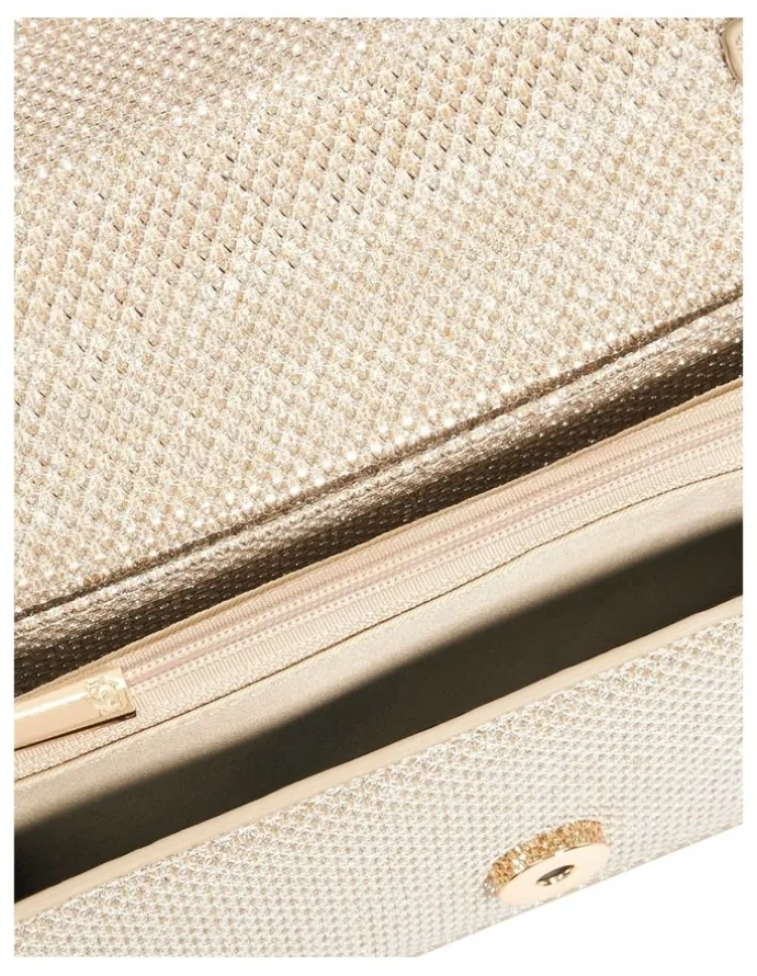 Dune London Skilled Bag In Gold