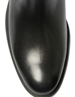 Easy Steps Adam Leather Boots in Black