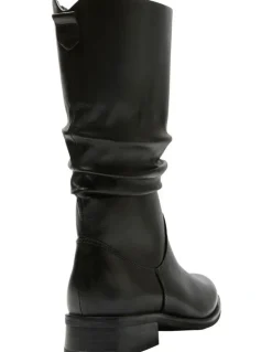 Easy Steps Adam Leather Boots in Black