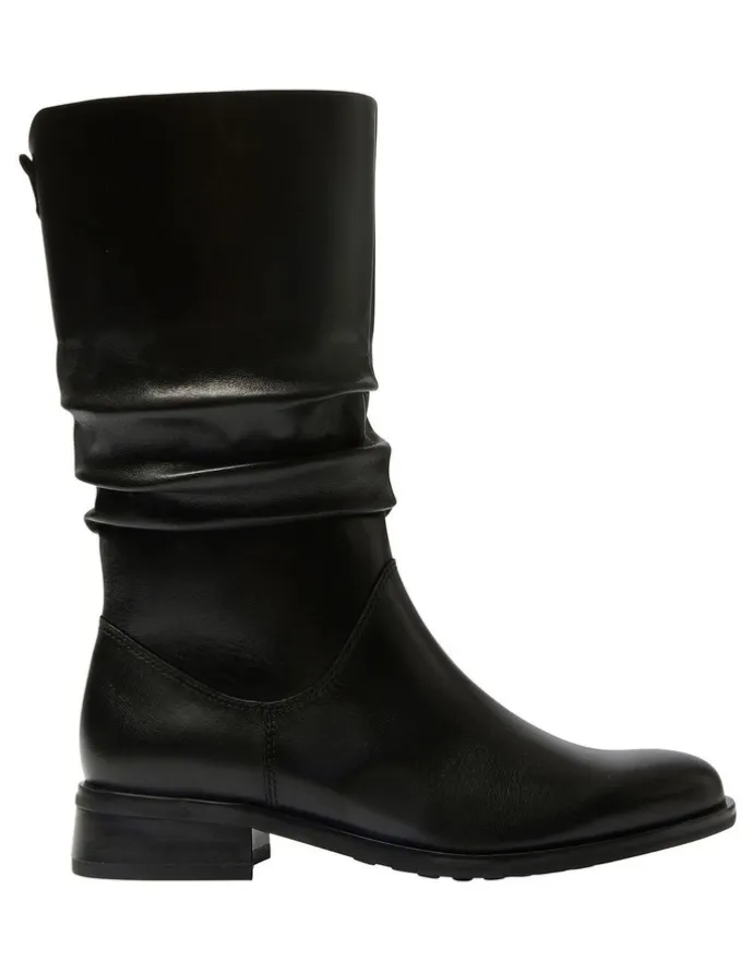 Easy Steps Adam Leather Boots in Black