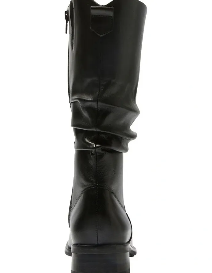 Easy Steps Adam Leather Boots in Black