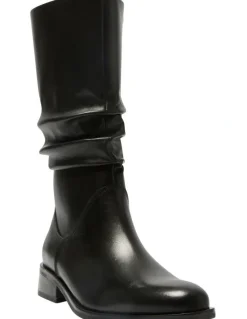 Easy Steps Adam Leather Boots in Black
