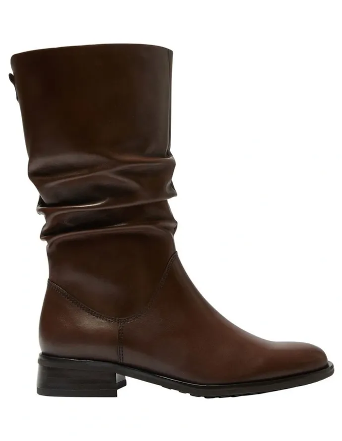 Easy Steps Adam Leather Boots in Brown
